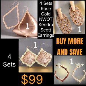 Authentic Kendra Scott Special Promotion Bundle Earrings Sets To Buy Now & Save